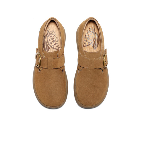 森达勃肯鞋女2025秋季新款商场同款户外厚底休闲鞋4MT20CM5