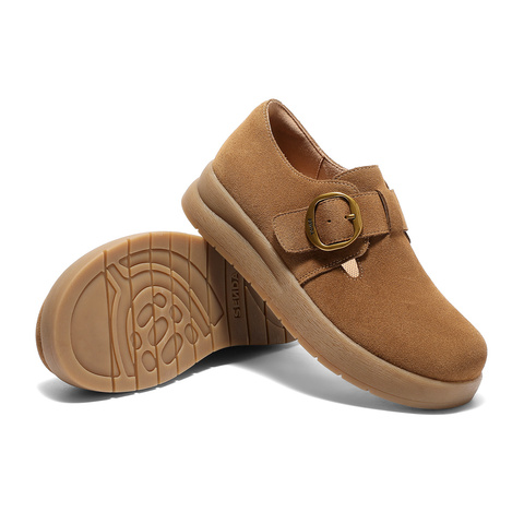 森达勃肯鞋女2025秋季新款商场同款户外厚底休闲鞋4MT20CM5