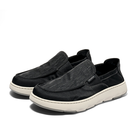 森达布鞋男2025秋新商场同款舒适一脚蹬厚底休闲鞋K6101CM5