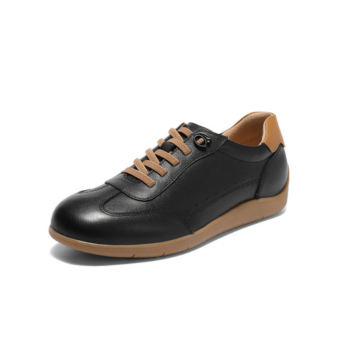 森达德训鞋女2025秋新商场同款简约运动平底休闲鞋4ZS20CM5