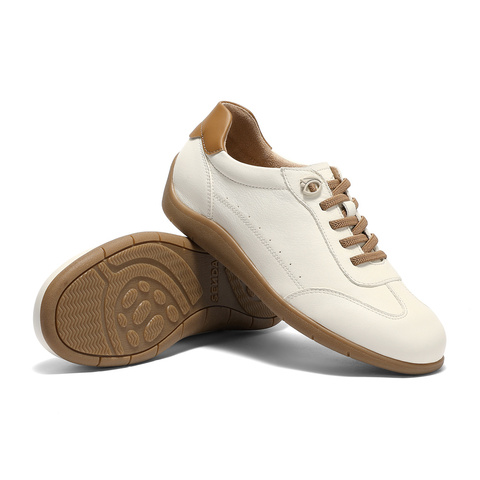 森达德训鞋女2025秋新商场同款简约运动平底休闲鞋4ZS20CM5