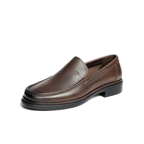 森达正装皮鞋男2025秋新商场同款一脚蹬职场商务皮鞋K5U01CM5