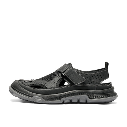 森达运动凉鞋男2025秋新网面透气厚底户外休闲鞋QJ032CM5