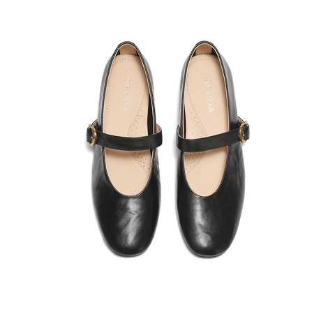 森达玛丽珍鞋女2025秋新商场同款软面增高浅口单鞋XRY01CQ5