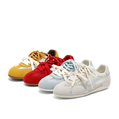 森达德训鞋女2025夏新网面透气户外舒适休闲板鞋ZTG70BM5