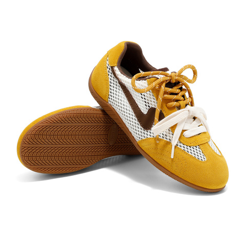 森达德训鞋女2025夏新网面透气户外舒适休闲板鞋ZTG70BM5