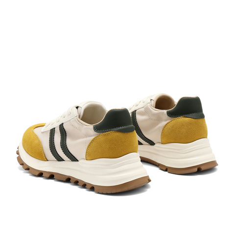 森达阿甘鞋女2025秋新拼接户外厚底德训休闲鞋ZTH59CM5