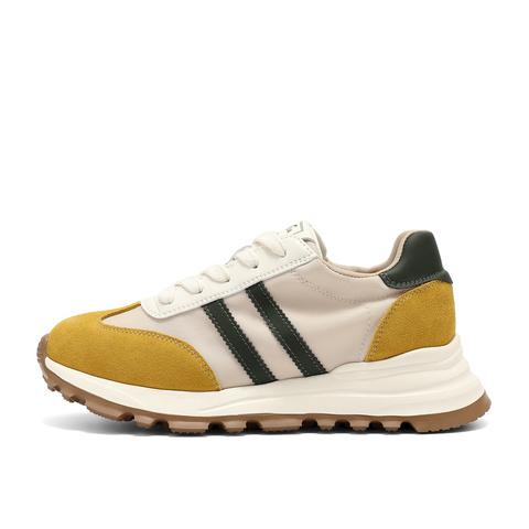 森达阿甘鞋女2025秋新拼接户外厚底德训休闲鞋ZTH59CM5