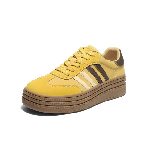 森达德训鞋女2025秋新商场同款户外厚底休闲板鞋XRZ01CM5