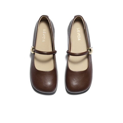 森达玛丽珍女2025秋新商场同款简约时尚浅口单鞋XUG01CQ5