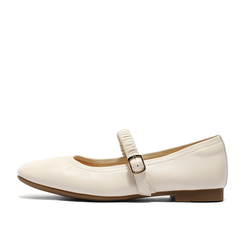 森达玛丽珍鞋女款2025秋新商场同款舒适平底浅口单鞋XPA01CQ5