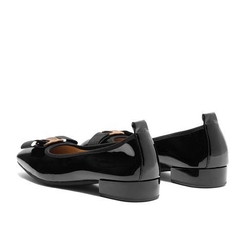 森达时装鞋女2025秋季新款知性通勤粗跟浅口单鞋WP044CQ5