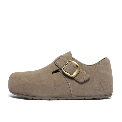 森达勃肯鞋女2025秋季新款商场同款舒适厚底休闲鞋XUD01CM5