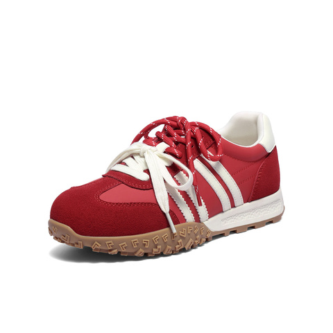 森达阿甘鞋女2025秋季新款商场同款户外德训休闲鞋XUH01CM5