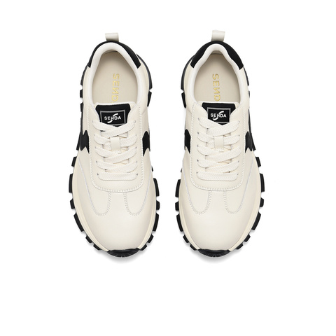 森达阿甘鞋女2025秋新商场同款户外运动风厚底休闲鞋XRK01CM5