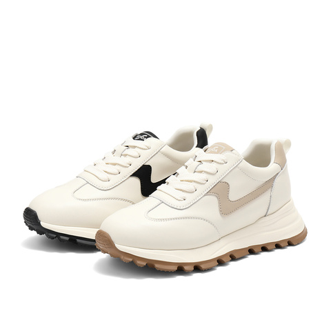 森达阿甘鞋女2025秋新商场同款户外运动风厚底休闲鞋XRK01CM5