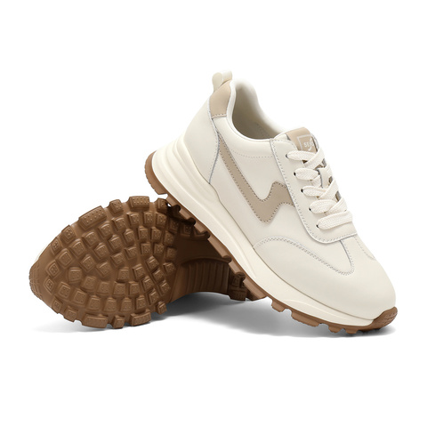 森达阿甘鞋女2025秋新商场同款户外运动风厚底休闲鞋XRK01CM5