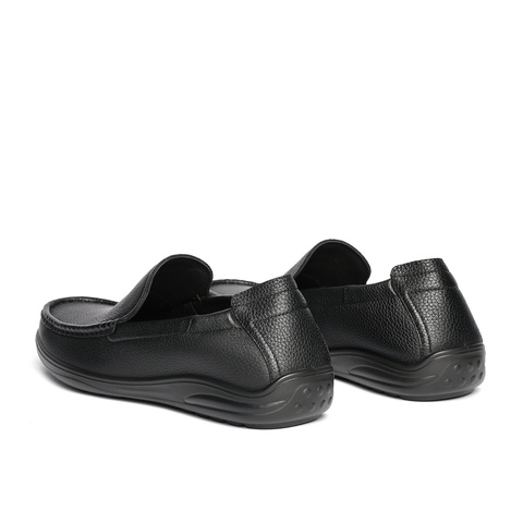 森达休闲皮鞋男2025秋季新款商场同款软面一脚蹬舒适单鞋1VS01CM5