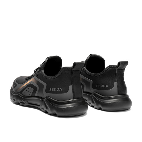 森达健步鞋男2025秋新商场同款潮流运动厚底休闲鞋2BG01CM5