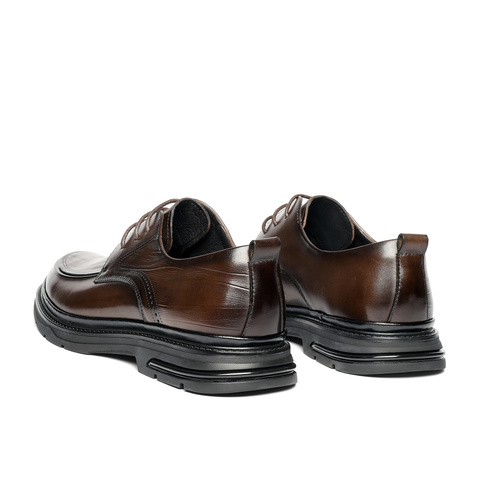 森达正装皮鞋男2025秋新商场同款简约通勤舒适商务鞋1YR01CM5