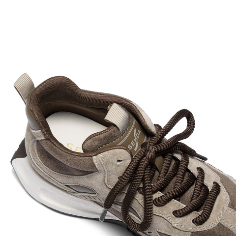 森达高帮鞋女2025冬新商场同款运动休闲阿甘鞋XSV01DD5