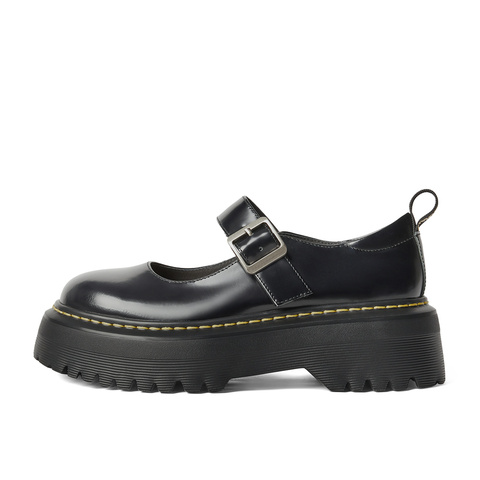 森达玛丽珍鞋女款2025春季新款学院风厚底浅口单鞋ZCC27AQ5