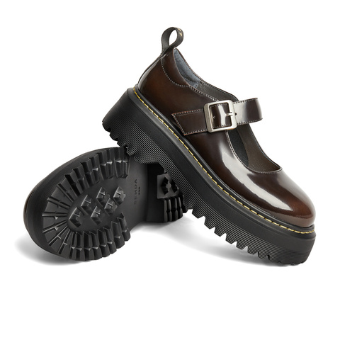 森达玛丽珍鞋女款2025春季新款学院风厚底浅口单鞋ZCC27AQ5