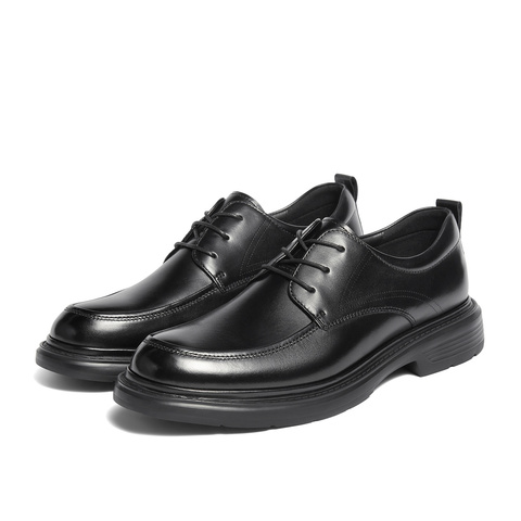 森达休闲皮鞋男2025季新商场同款简约商务休闲鞋K6V02DM5