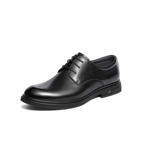 森达正装皮鞋男2025冬新商场同款商务通勤婚鞋2AT01DM5