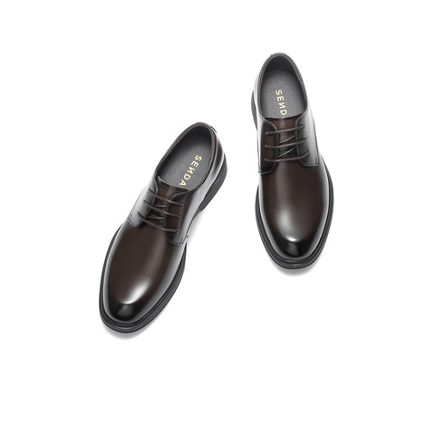 森达正装皮鞋男2025冬新商场同款商务通勤婚鞋2AT01DM5