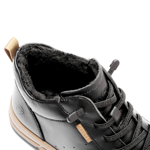 森达休闲靴女2025冬新商场同款潮流户外厚底皮短靴4BK46DD5