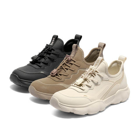 森达健步鞋女2025秋新商场同款轻便运动厚底休闲鞋XSF01CM5