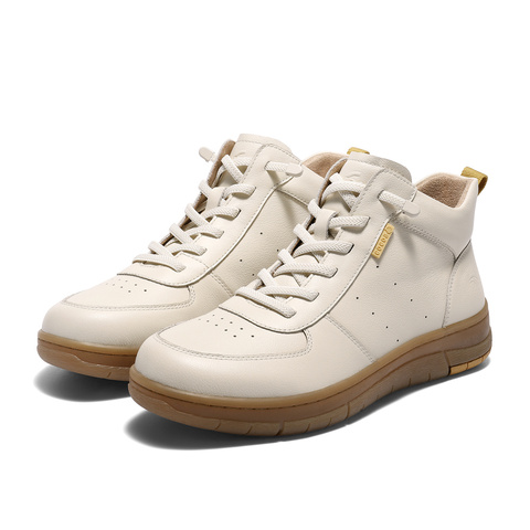 森达休闲靴女2025冬新商场同款潮流户外厚底皮短靴4BK46DD5