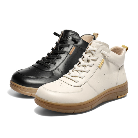 森达休闲靴女2025冬新商场同款潮流户外厚底皮短靴4BK46DD5