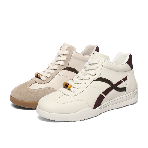 森达高板鞋女2025冬季新款商场同款德训休闲鞋4NR43DD5