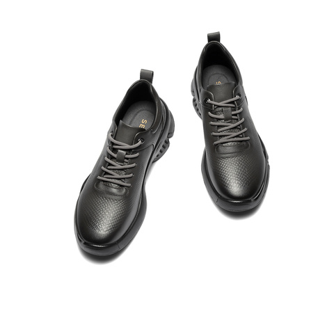 森达健步鞋男2025秋新商场同款户外运动风厚底休闲鞋2BE01CM5