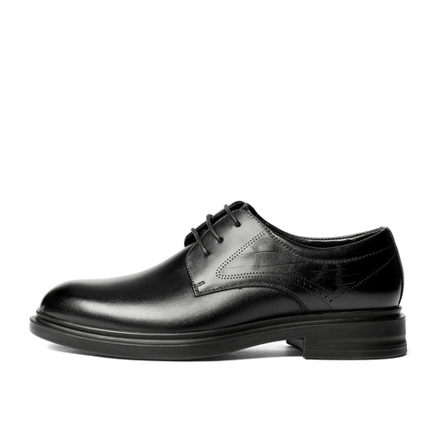 森达正装皮鞋男2025秋新商场同款职场商务皮鞋1QS01CM5