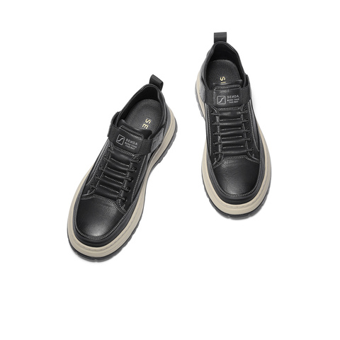 森达工装鞋男2025冬新商场同款户外徒步厚底休闲鞋2AQ01DM5