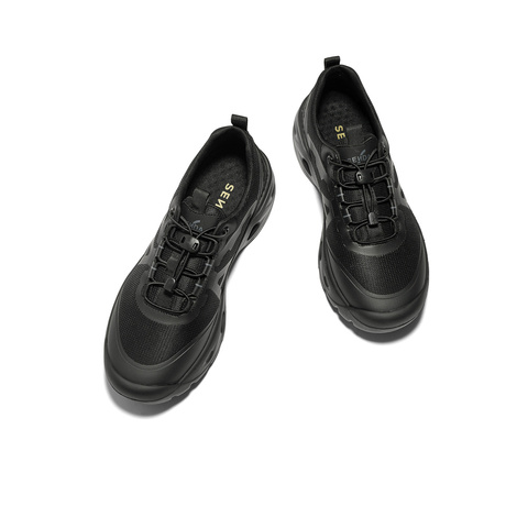 森达健步鞋男2025秋新商场同款舒适轻便厚底休闲鞋1YB01CM5