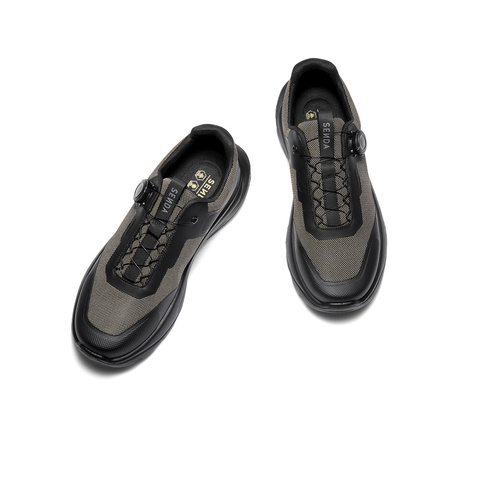 森达健步鞋男2025秋季新款商场同款运动风厚底休闲鞋1ZY01DM5