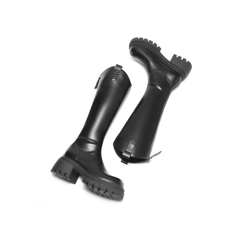 森达骑士靴女2025年冬新商场同款气质过膝长筒靴XTL01DG5