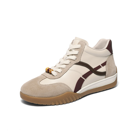 森达高板鞋女2025冬季新款商场同款德训休闲鞋4NR43DD5