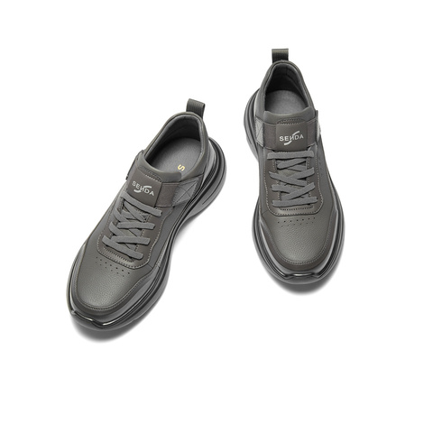 森达健步鞋男2025冬新商场同款运动风厚底休闲鞋1ZP01DM5