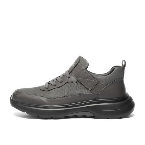 森达健步鞋男2025冬新商场同款运动风厚底休闲鞋1ZP01DM5