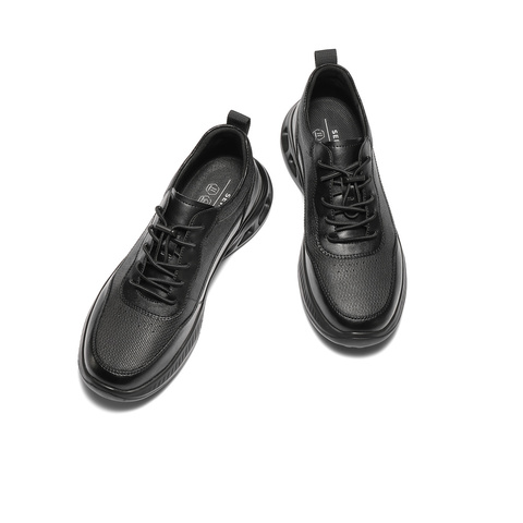 森达健步鞋男2025冬季新款商场同款运动厚底休闲鞋K6R02CM5