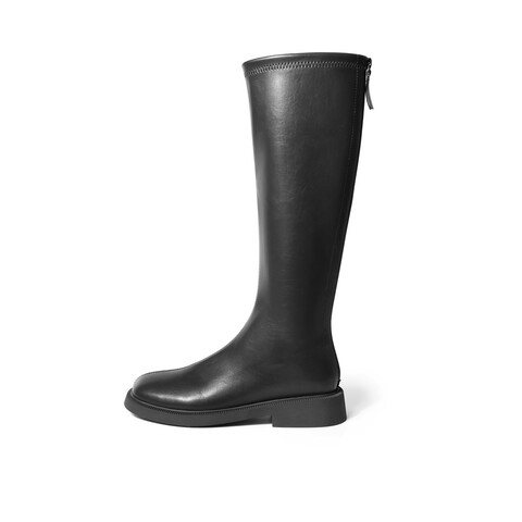 森达骑士靴女2025冬新气质显瘦休闲长筒靴ZT803DG5