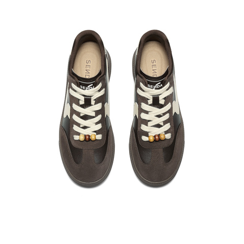 森达休闲鞋女2025冬新商场同款户外休闲德训鞋4HOC8DM5