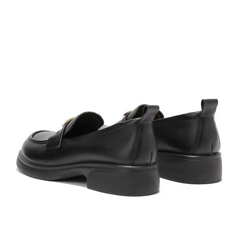 森达乐福鞋女2025秋季新款通勤一脚蹬软面厚底单鞋WP042CA5