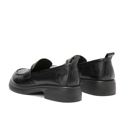 森达乐福鞋女2025秋季新款通勤一脚蹬软面厚底单鞋WP042CA5