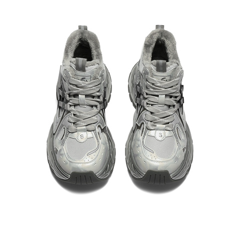 森达休闲靴女2025冬季新款商场同款运动老爹短靴XVP01DD5